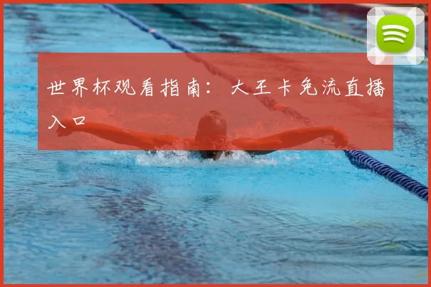 世界杯观看指南:大王卡免流直播入口
