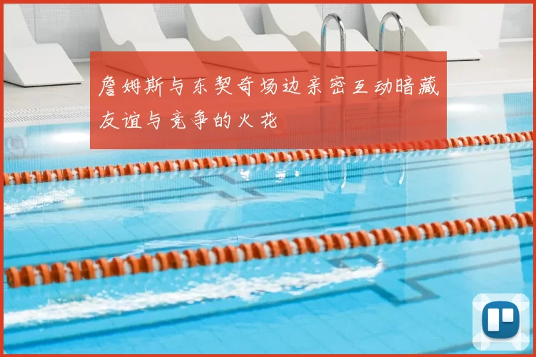 詹姆斯与东契奇场边亲密互动暗藏友谊与竞争的火花