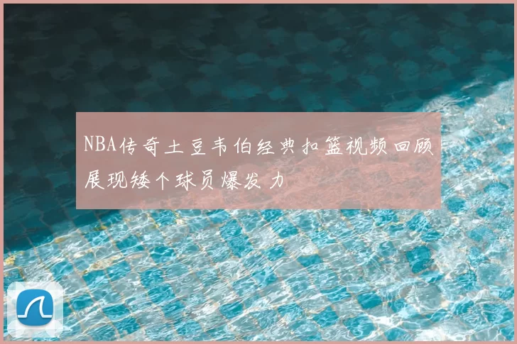NBA传奇土豆韦伯经典扣篮视频回顾展现矮个球员爆发力