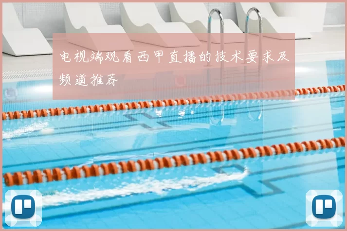 电视端观看西甲直播的技术要求及频道推荐